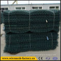 factory galvanized woven hexagonal gabion box cage pvc coated